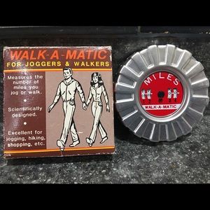 Walk-a-matic pedometer miles antique vintage